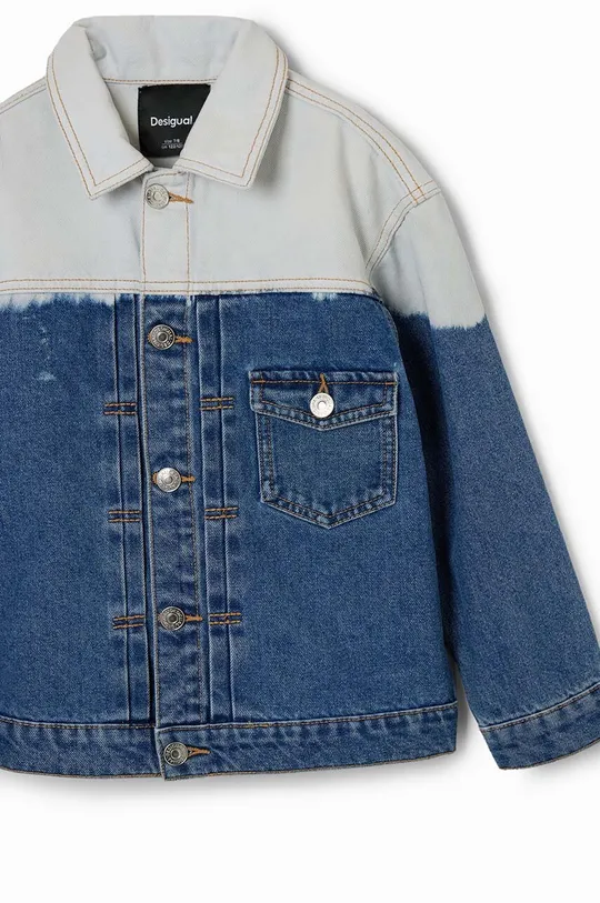 niebieski Desigual kurtka jeansowa dziecięca