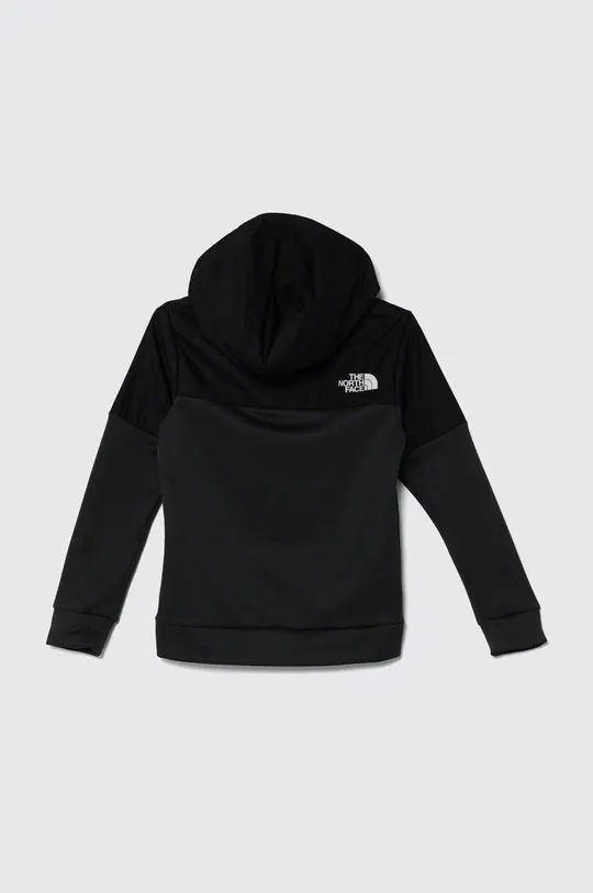 Παιδική μπλούζα The North Face MOUNTAIN ATHLETICS FULL ZIP HOODIE μαύρο