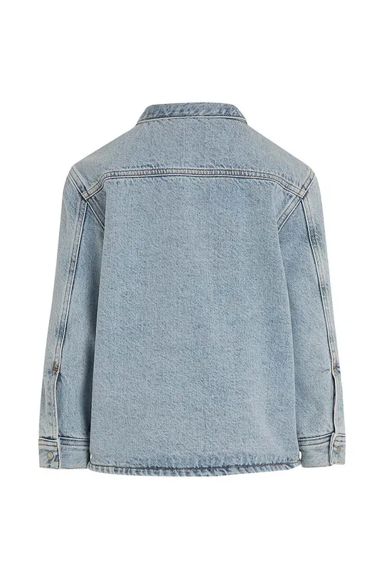 Dječja traper jakna Calvin Klein Jeans 80% Pamuk, 20% Reciklirani pamuk