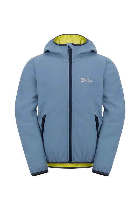 голубой Детская куртка Jack Wolfskin FOURWINDSIDS Для мальчиков