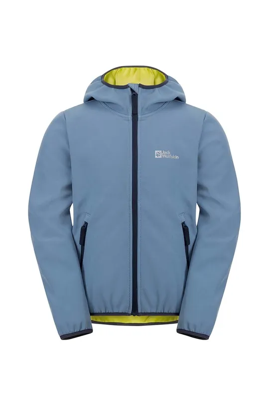 голубой Детская куртка Jack Wolfskin FOURWINDSIDS Для мальчиков