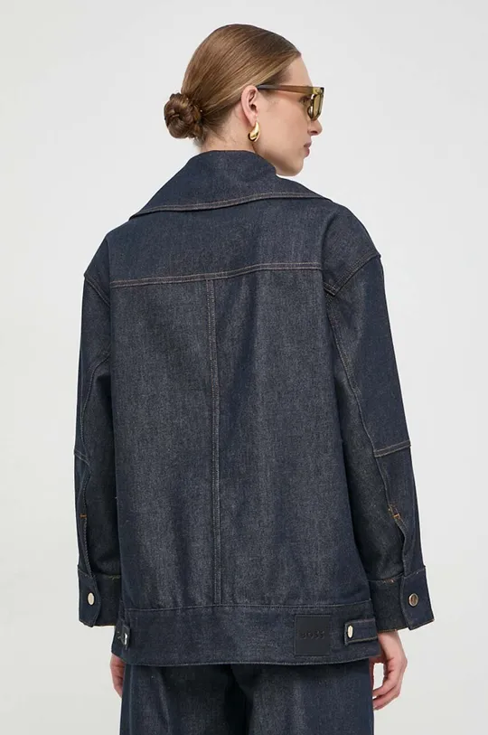 Хлопковая куртка BOSS Основной материал: 99% Хлопок, 1% Эластан Подкладка кармана: 100% Полиэстер