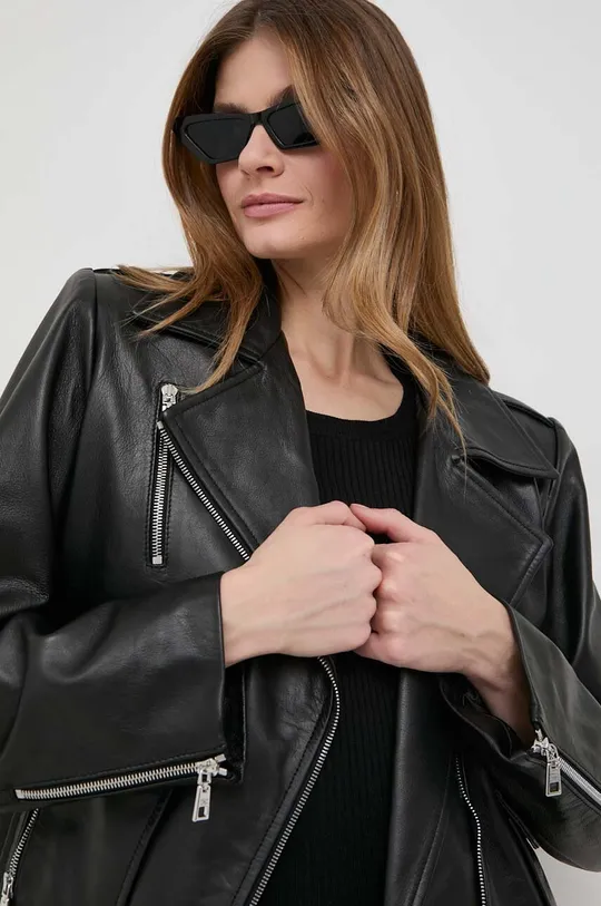 Δερμάτινο jacket Elisabetta Franchi Γυναικεία