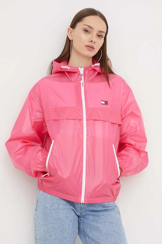 рожевий Куртка Tommy Jeans Жіночий