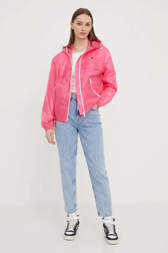 Tommy Jeans kurtka różowy