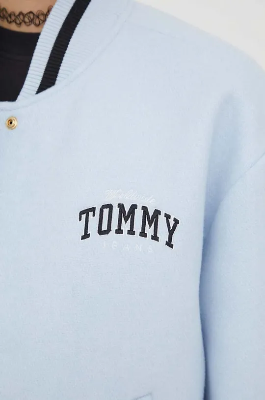 Куртка-бомбер с примесью шерсти Tommy Jeans