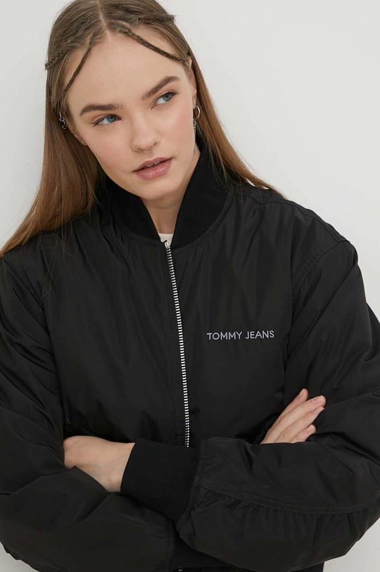 μαύρο Μπουφάν bomber Tommy Jeans