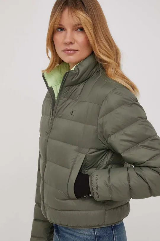 zelena Pernata jakna Calvin Klein Jeans Ženski