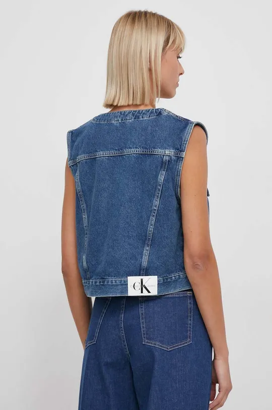 Calvin Klein Jeans bezrękawnik jeansowy 100 % Bawełna