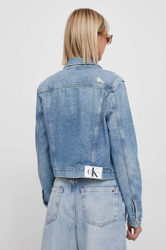 Rifľová bunda Calvin Klein Jeans 100 % Recyklovaná bavlna