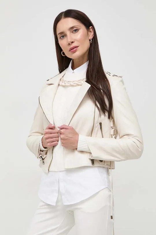 beige Twinset giacca da motociclista Donna