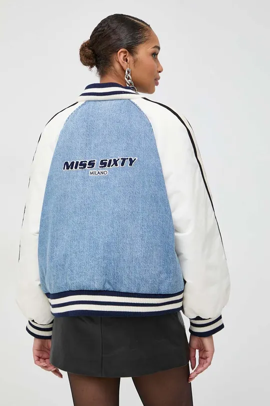 Miss Sixty giacca bomber in piumino Rivestimento: 52% Poliestere, 48% Viscosa Materiale 1: 100% Cotone Materiale 2: 100% Poliammide Coulisse: 47% Acrilico, 45% Lana, 7% Poliestere, 1% Elastam