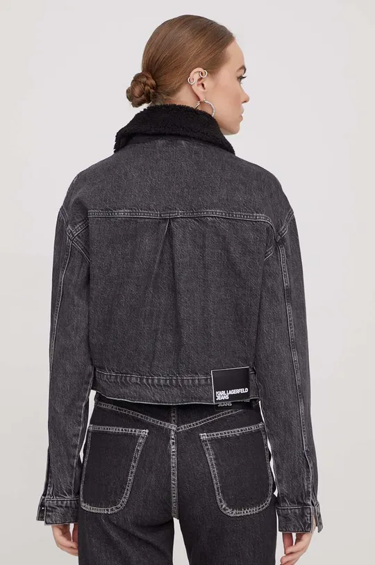 Rifľová bunda Karl Lagerfeld Jeans Golier: 91 % Polyester, 9 % Akryl Základná látka: 100 % Organická bavlna