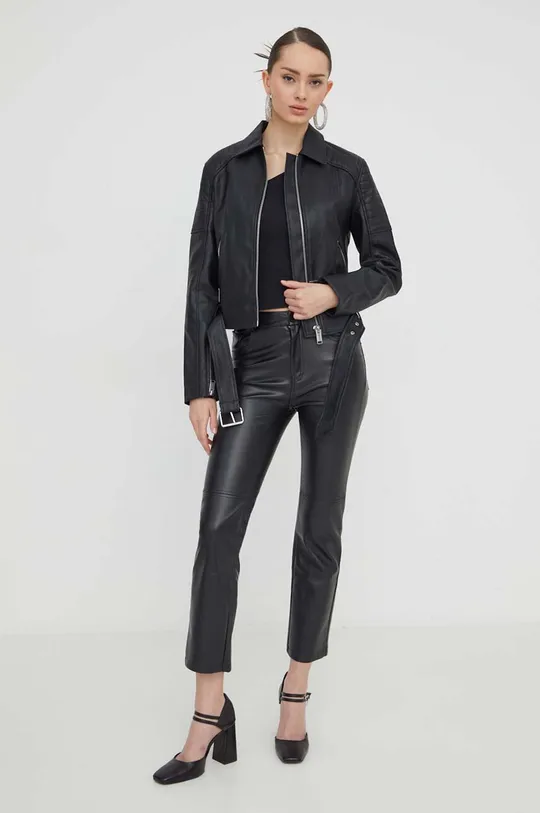 Karl Lagerfeld Jeans rövid kabát fekete