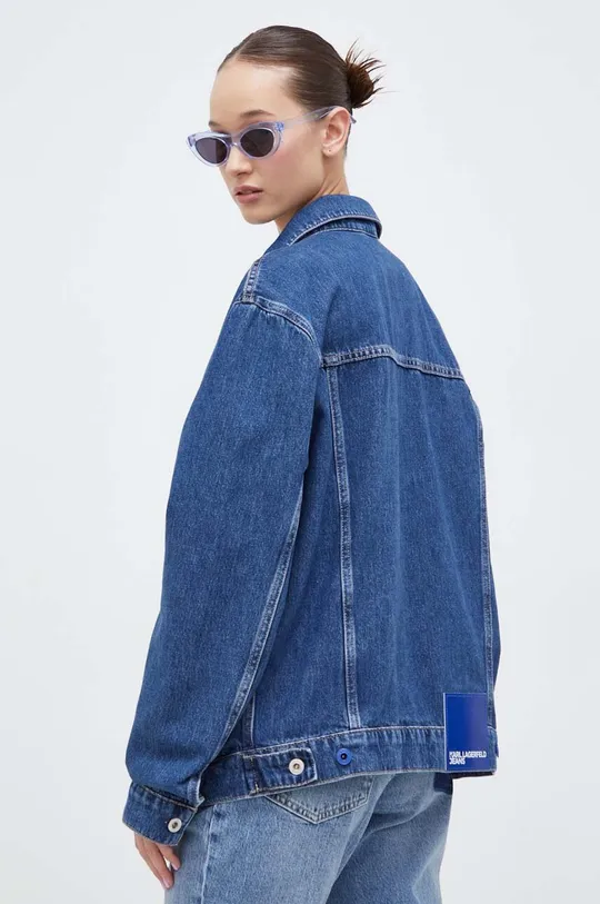 Karl Lagerfeld Jeans kurtka jeansowa 100 % Bawełna organiczna