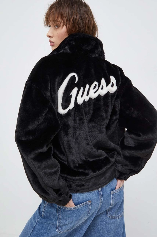 čierna Bunda Guess Originals Dámsky