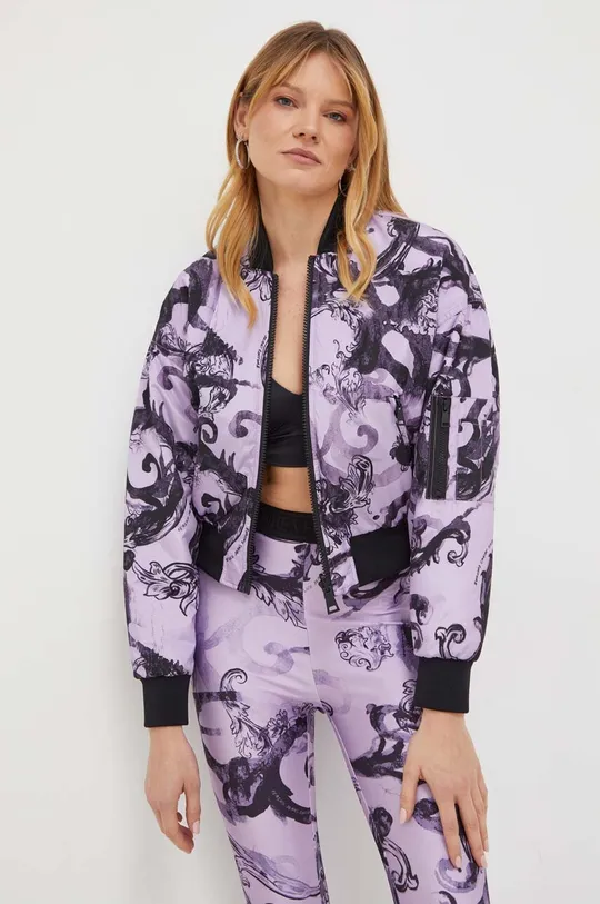 lila Versace Jeans Couture kifordítható bomber dzseki Női