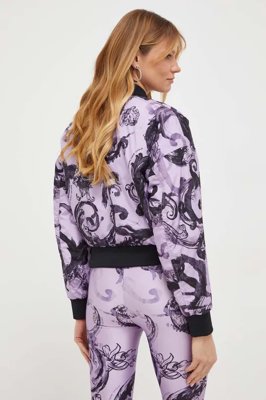 фиолетовой Двусторонняя куртка-бомбер Versace Jeans Couture