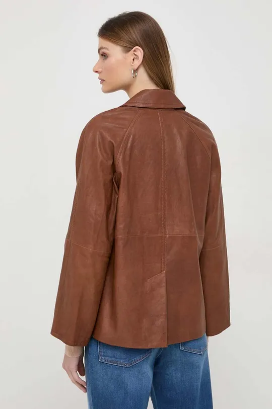 Kožená bunda Weekend Max Mara Základná látka: Jahňacia koža Podšívka: 100 % Polyester