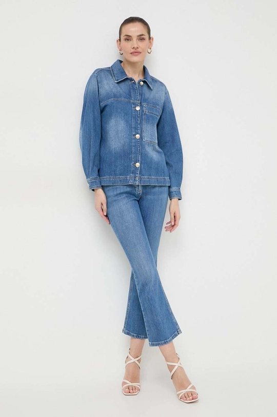 Jeans srajca Marella modra