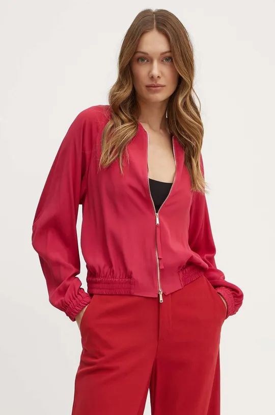 roza Bomber jakna s dodatkom svile Marella Ženski