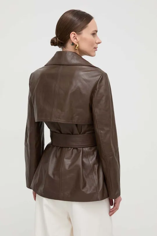 Кожаная куртка Marella Основной материал: 100% Овечья шкура Подкладка: 100% Полиэстер