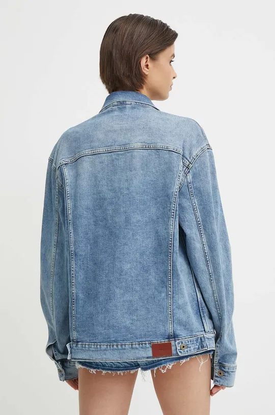 Pepe Jeans kurtka jeansowa BOYFRIEND JACKET 99 % Bawełna, 1 % Elastan