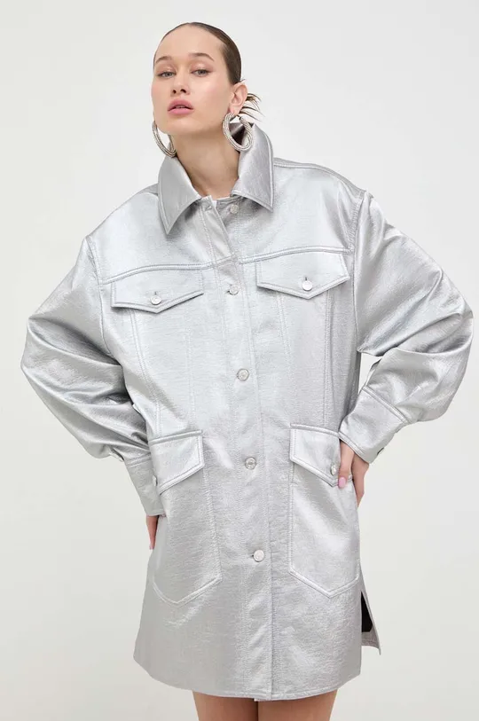 серебрянный Куртка-рубашка Moschino Jeans Женский