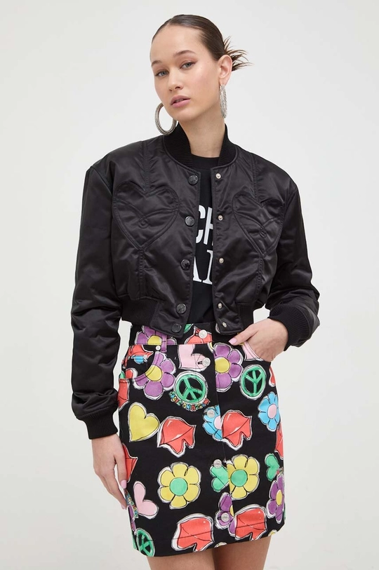 crna Bomber jakna Moschino Jeans