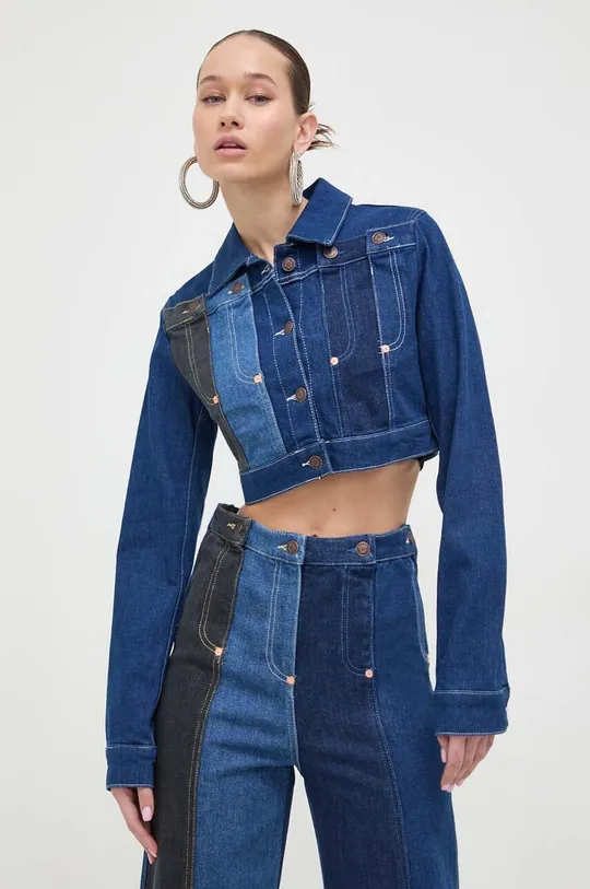 μπλε Τζιν μπουφάν Moschino Jeans