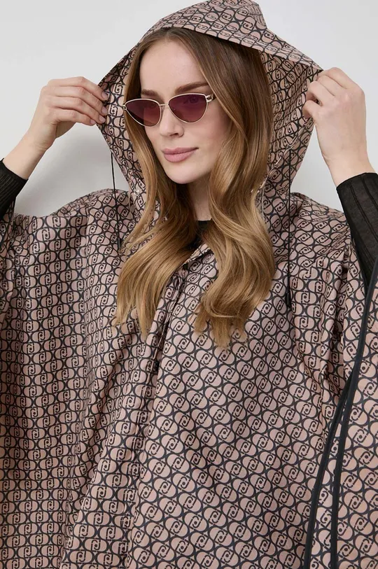 Куртка Liu Jo жіноча колір бежевий перехідна oversize | ANSWEAR.ua