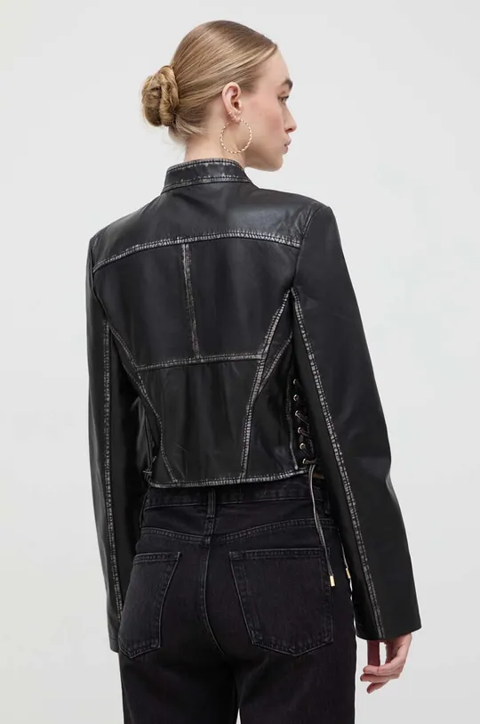 Kožna jakna Versace Jeans Couture Temeljni materijal: 100% Kozja koža Podstava: 100% Poliester
