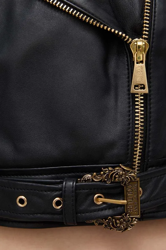 Kožna ramones jakna Versace Jeans Couture Ženski