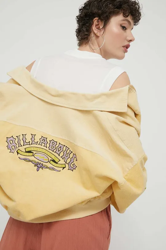 Billabong giacca in velluto a coste Since 73 giallo
