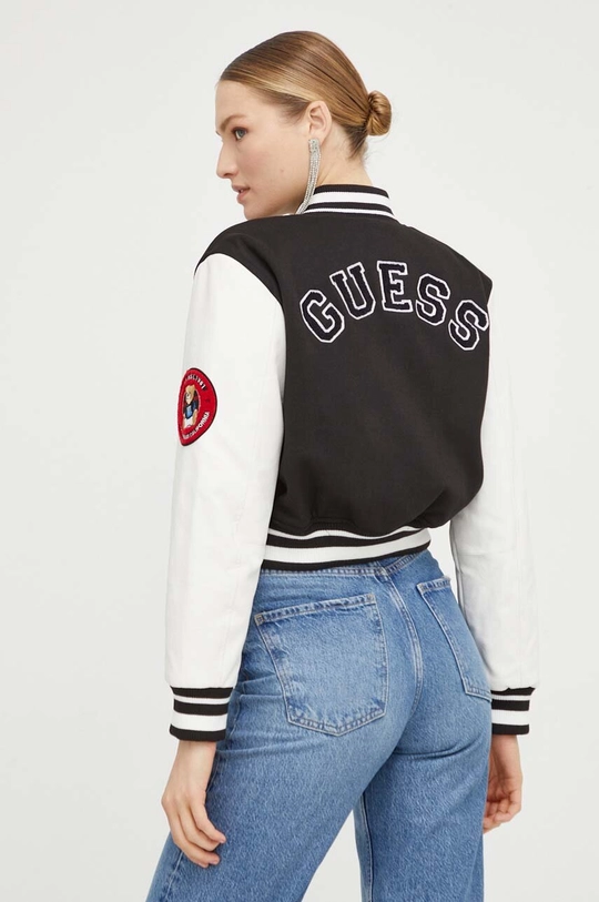 Giacca Bomber Guess Angelique - Stile Vintage In Pelle Sintetica Per Donna - Foto 4