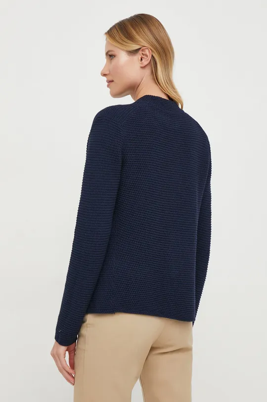 United Colors of Benetton cardigan in cotone blu navy