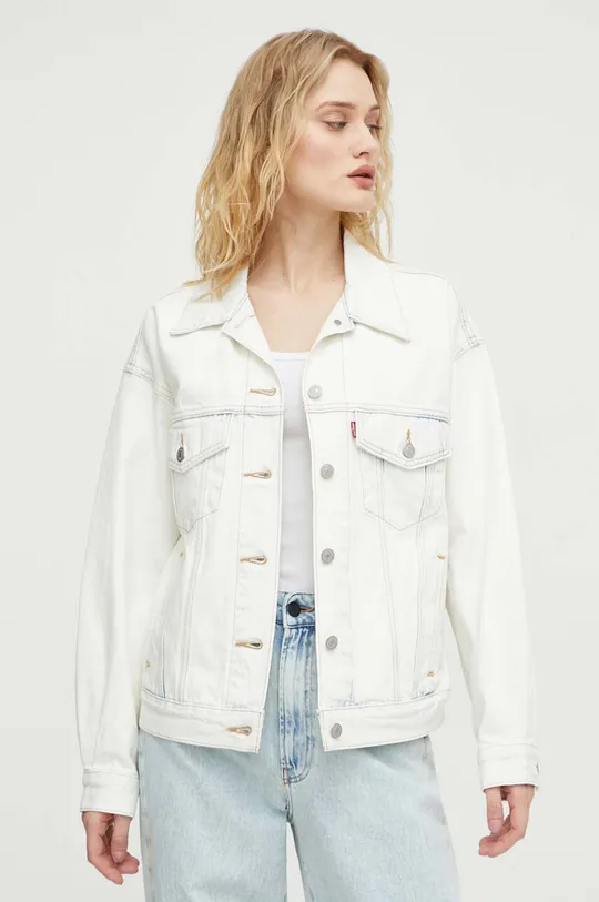 bela Jeans jakna Levi's Ženski
