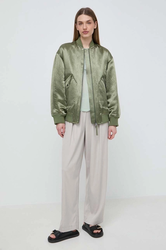 Max Mara Leisure giacca bomber verde