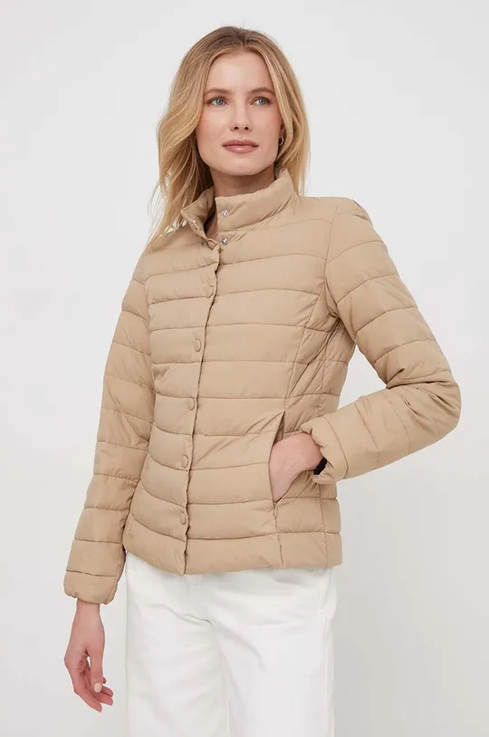 beige Sisley giacca