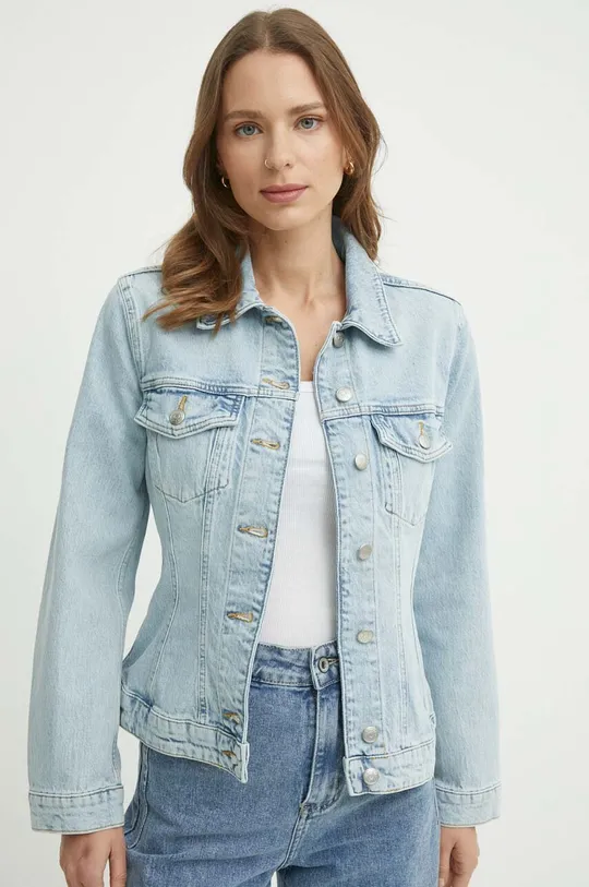 modra Jeans jakna Sisley Ženski