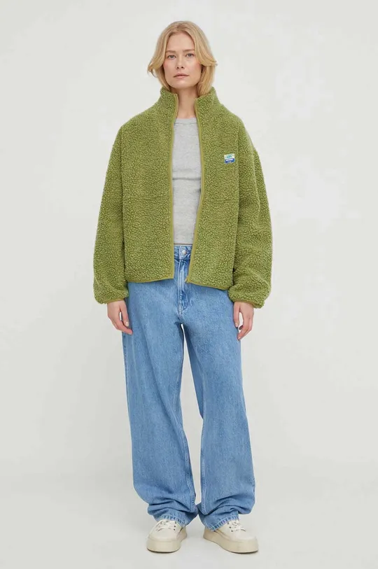 American Vintage bluza polarowa  VESTE ML zielony