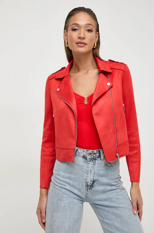 rdeča Biker jakna Morgan Ženski