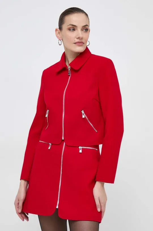 piros Morgan rövid kabát Női