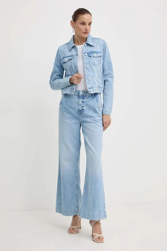 Jeans jakna Guess DORIA modra