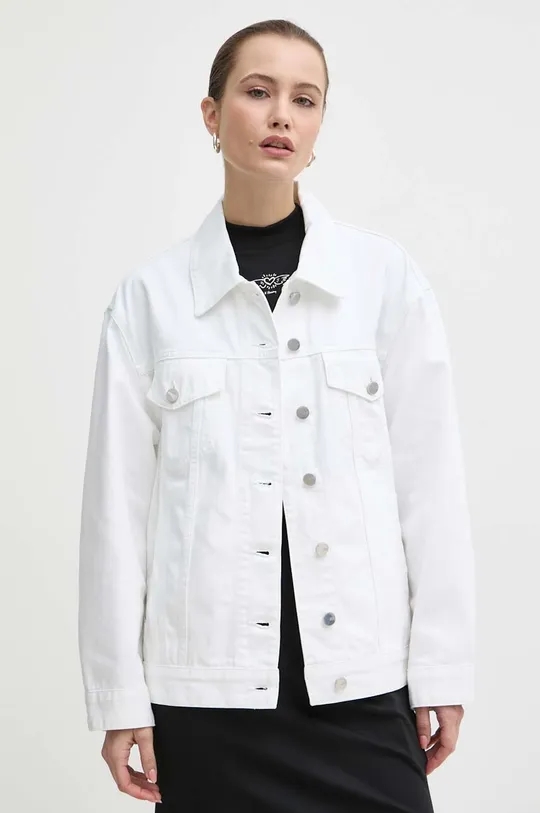 bela Jeans jakna Miss Sixty x Keith Haring Ženski