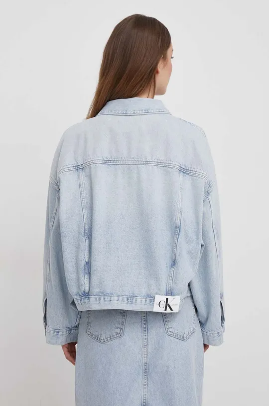 Rifľová bunda Calvin Klein Jeans Základná látka: 100 % Bavlna Doplnkový materiál: 80 % Bavlna, 20 % Recyklovaná bavlna