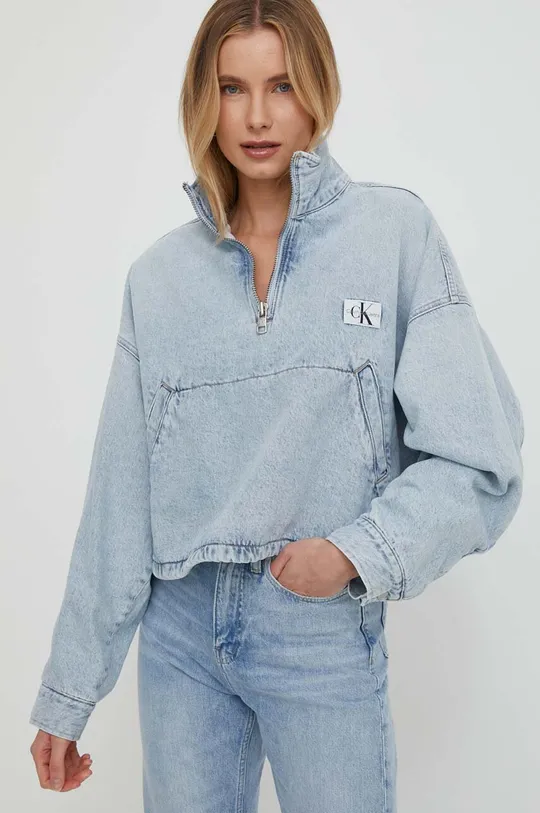 plava Traper jakna Calvin Klein Jeans Ženski