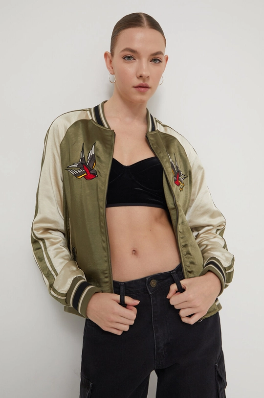 zielony Superdry kurtka bomber