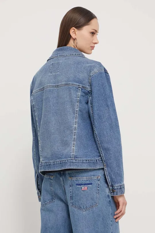 Jeans jakna Hollister Co. 98 % Bombaž, 2 % Elastan