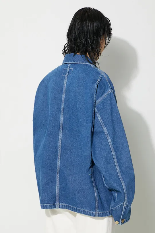 Džínová bunda Carhartt WIP OG Michigan Coat modrá